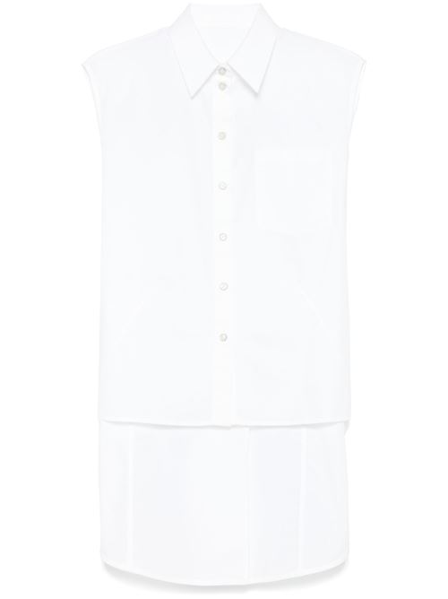 Camicia bianca senza maniche HELMUT LANG | O10HW502100